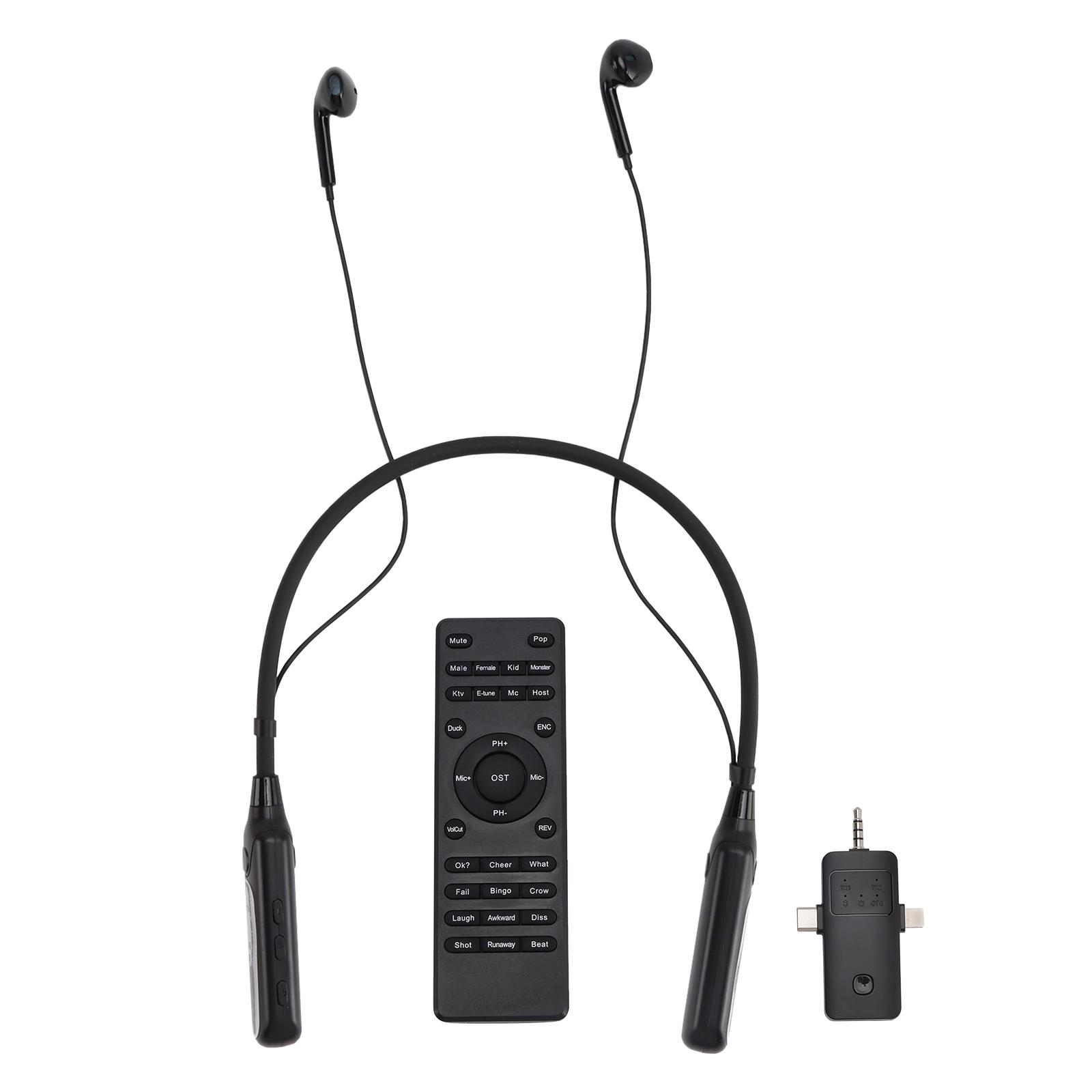 

Wireless Sound Card Complete Neckband Live Streaming Earphone Broadcasting o