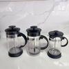 Heat-Resistant French Press Coffee & Tea Maker with Bamboo Handle and Stainless Steel Filter