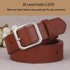 Women's Korean Style Square Buckle Belt - Black Casual Fashion Accessory