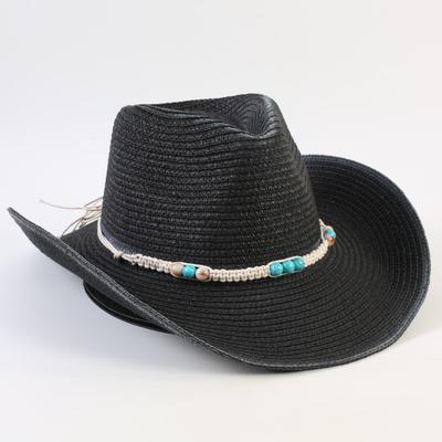 Sombreros de vaquero occidentales más vendidos para hombres y mujeres, sombreros de paja modernos para el sol, sombreros de vaquero occidentales para exteriores