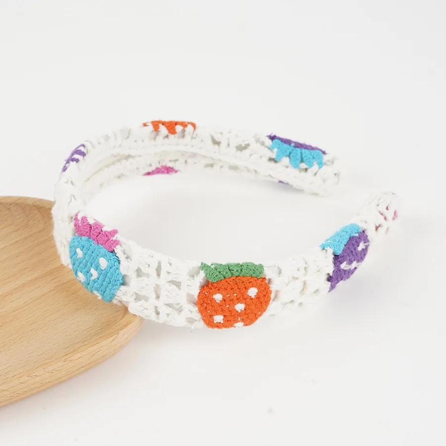 NEW Knitted Headband Bohemian Style Summer Seaside Vacation Handmade Head Band Hair Accessories for Women Girls