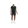 Nike Dri-Fit Tennis Top Solid Color Round Neck Short Sleeve T-Shirt Men Tops Black FD5320-010