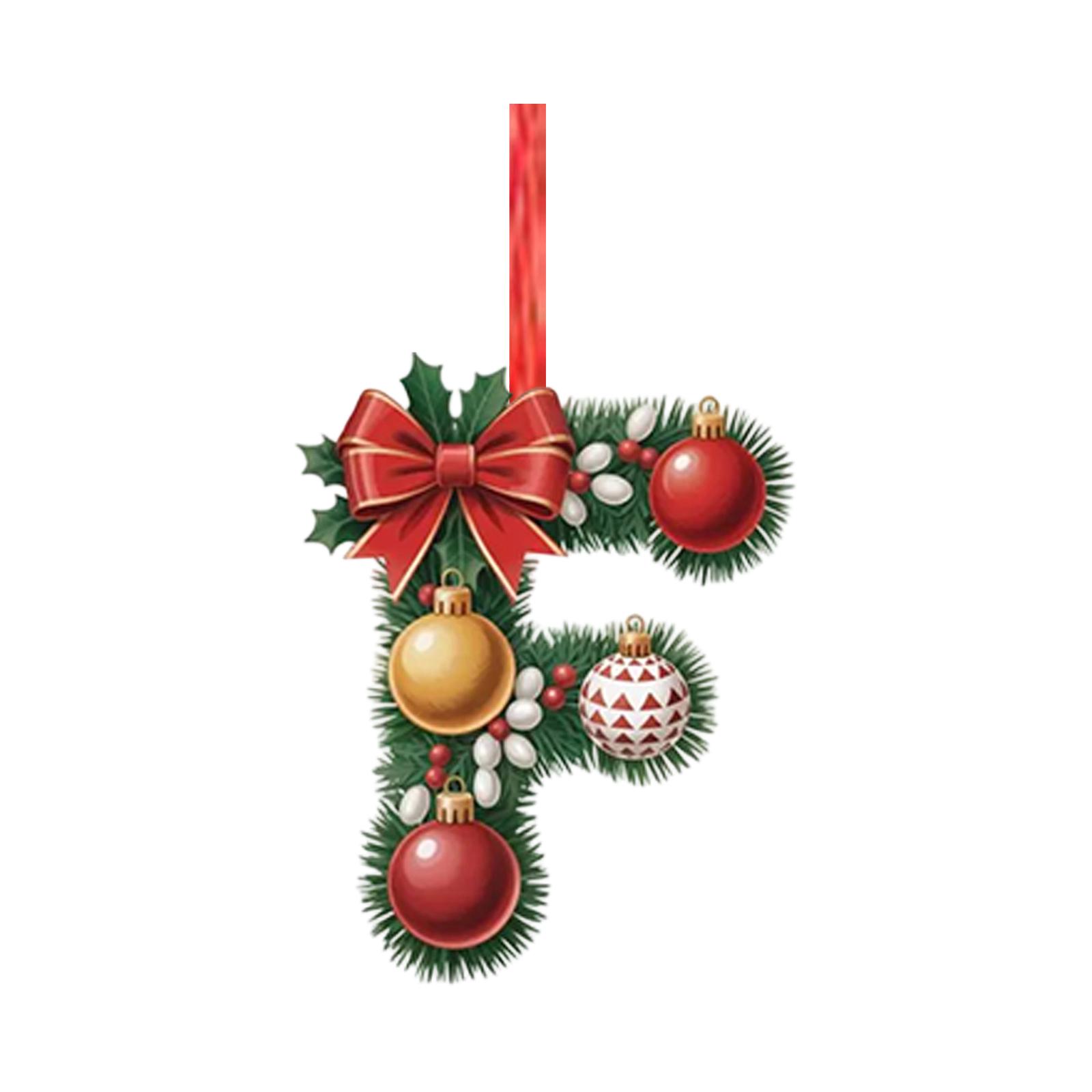 

2D Christmas Decoration Pendant Christmas Tree Tag Theme Party Crafts Ornament One Size
