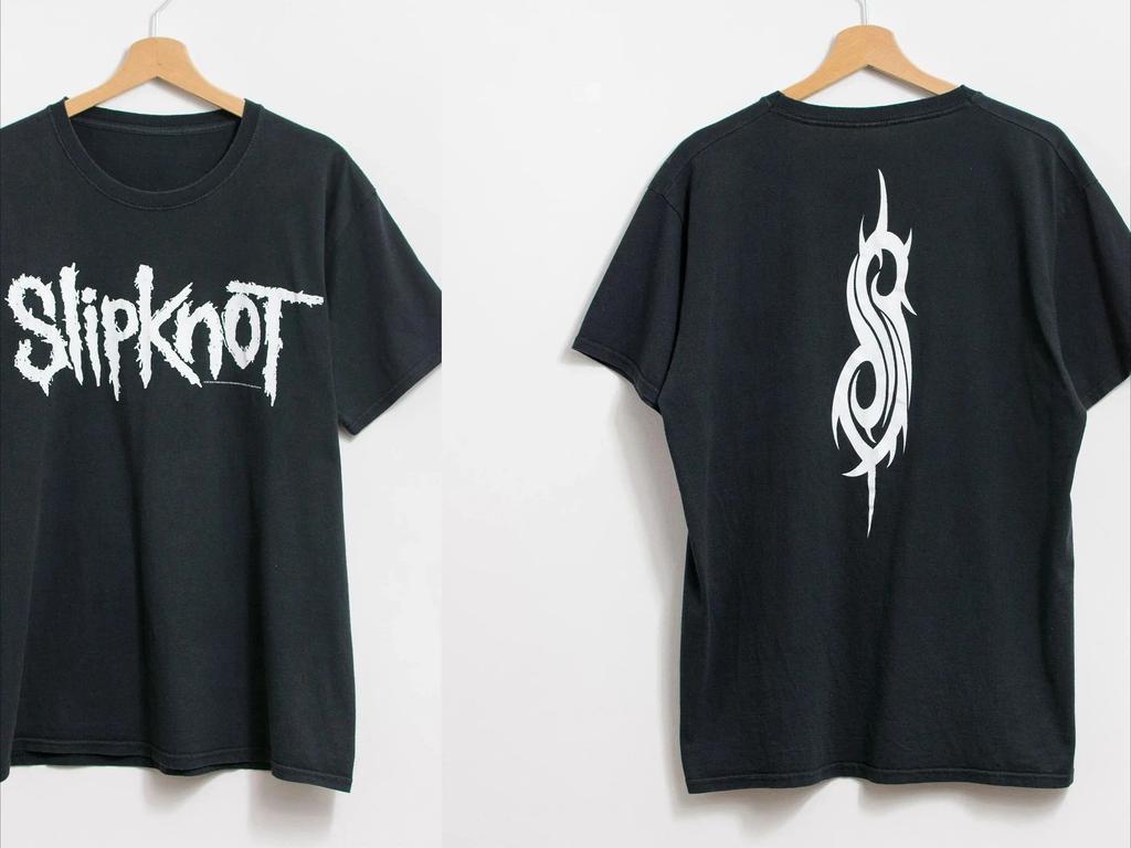 Heavy Metal Cotton Tees Punk Rock Band T-shirt Prepare for Hell Tour Shirt Slipknots Double Sided Print Short-sleeve Tops Unisex
