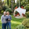 Plastic Hanging Bird Feeder Birdhouse Bird Feeding Station Bird Food Container  for Bird Lovers
