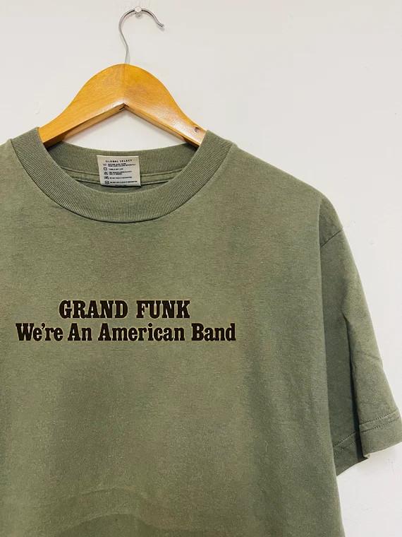 

Grand Funk Railroad We re An American Band T Shirt FUll Size S-5XL Unisex T-Shirt L