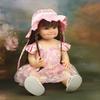 55cm Beautiful Soft Silicone Reborn Baby Realistic Mini Baby Reborn Child Bebe Reborn Toys for Girl Toddler Birthday Gift