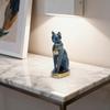 Egyptian Cat Bastet Statue Ancient Egypt Bast Figurine Animal Sculpture for Living Room Cabinet Bar
