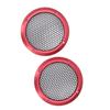 2 Stück Lautsprecherabdeckungen Schwarz Rund Lautsprechergitter Mesh Dekorativ Subwoofer Autolautsprecher Gitter Schutz