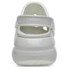 Crocs EVA Bright Puff Hole Shoes 5.2cm Unisex Grey