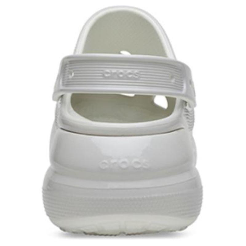 Crocs EVA Bright Puff Hole Shoes 5.2cm Unisex Grey