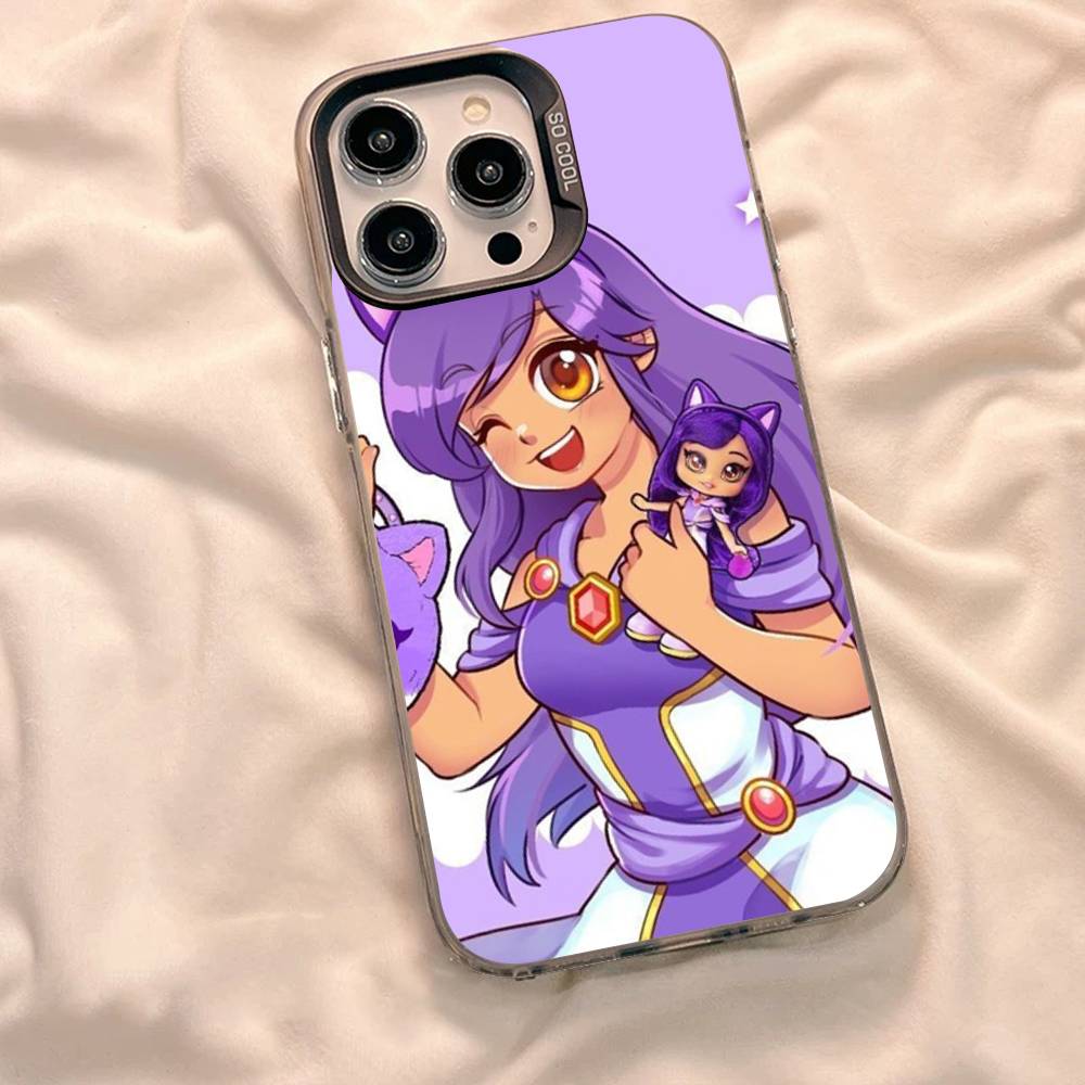 Aphmau Cute Girl Funny Phone Case For IPhone 16 15 14 13 12 11 17 Pro MAX Plus Pro Matte Shockproof Cover