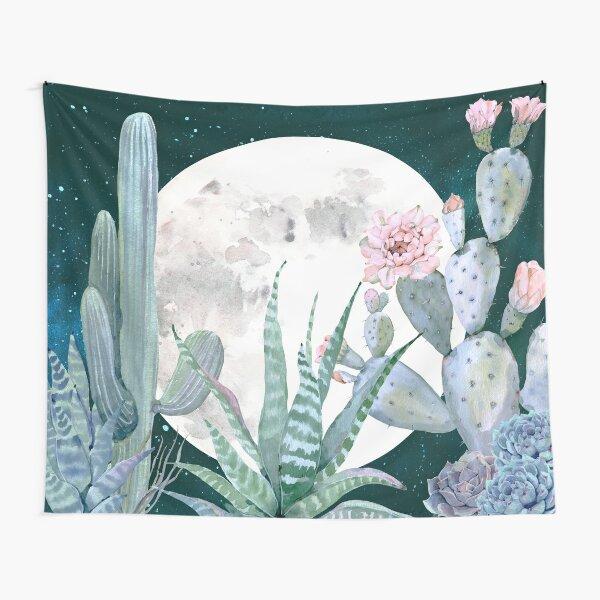 Cactus Tapestry Floral Green Desert Plants Cartoon Tapestry Wall Hanging Tapestry for Bedroom Living Room Home Dorm Decor