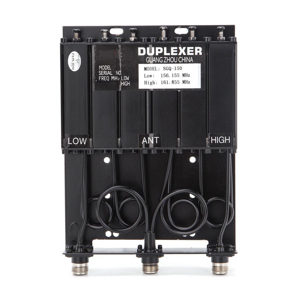 25W VHF Duplexer 6 Cavity N Female Connector 136-174MHz Repeater