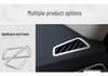 BMW 5 Series GT Interior Modification: Center Console Vent & Window Lift Handle Bright Strip Stickers for 528 535i.