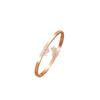Unisex Titanium Steel Bangle: Smooth Circle Design, Ideal for Students and Friends, European and American Style, Stainless Steel Bracelet.
