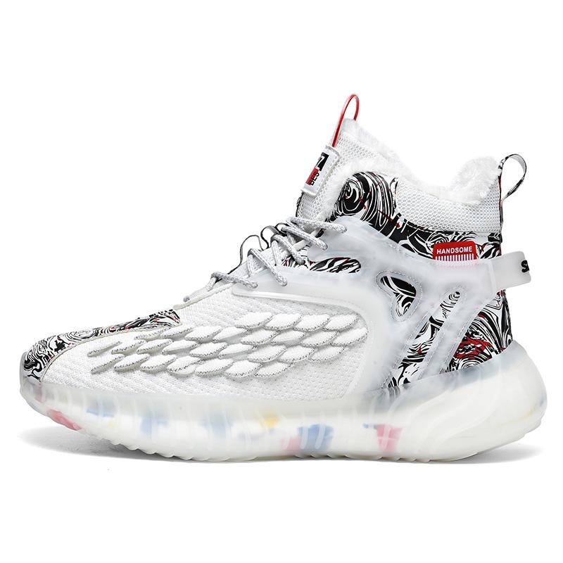 

Fashion Men Boots New Winter Slippers Warm Men Shoes Waterproof Non-Slip Plush Sneakers Male Tenis Shoes Boots Men Sneakers Winter 39 белый