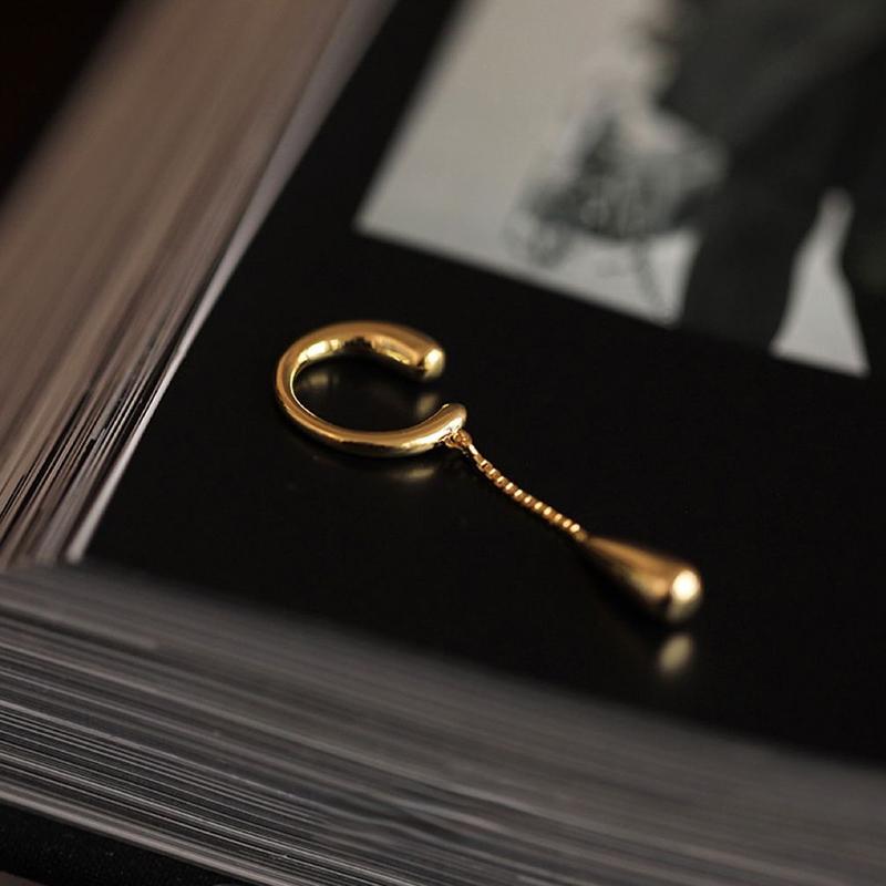 Simple Personality Tassel Drop Pendant Ear Bone Clip  Feminine Exquisite Party Accessories