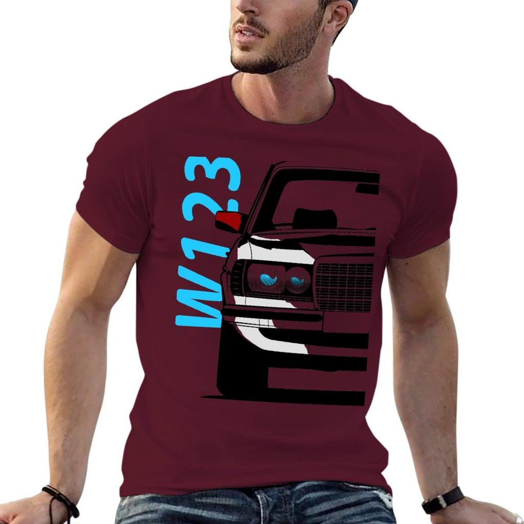 W123 1978 T-shirt sneldrogende shirts grafisch t-shirt T-shirt met korte mouwen mannen