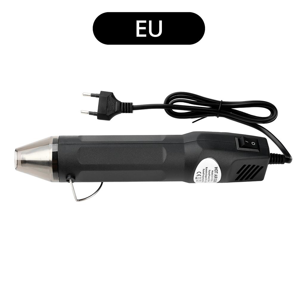 

220V Hot Air Gun Electric Hot Dryer Mini Heat Gun 300W DIY Welding Blower For Crafts Shrink Tubing Car Wrap Mobile Phone Repair чорний