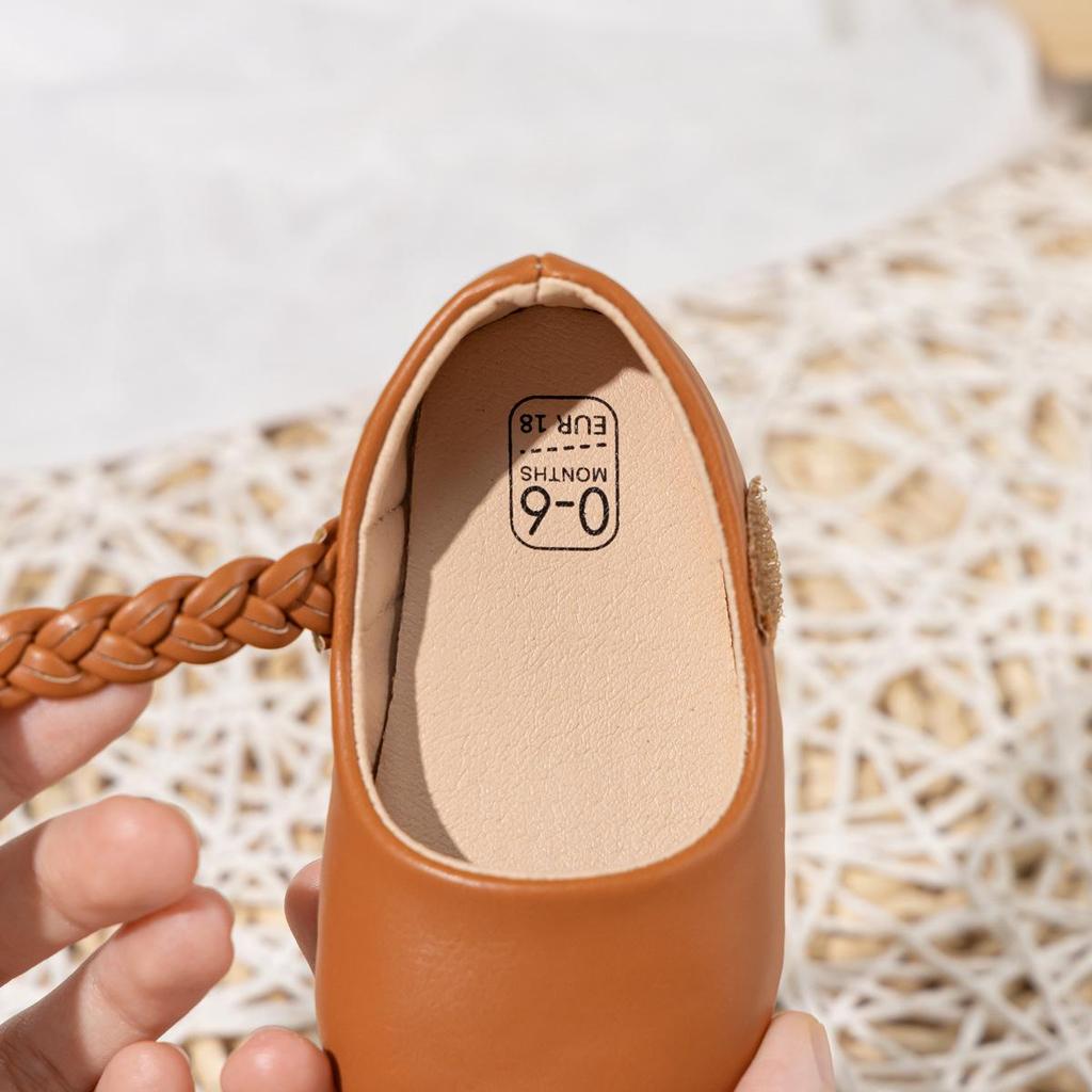 Baby Fashion Princess Shoes: PU Leather Soft Sole for 0-1 Year Olds