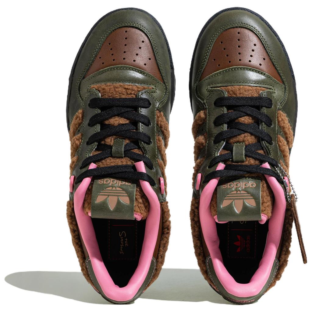 The Simpsons X Adidas Rivalry Low Werewolf Flanders Unisex Sneakers Green Wild-Brown Wild-Pine IF7190
