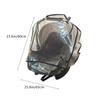 Universal Fit Baby Car Seat Rain Cover Transparent Quick Installation Windproof EVA For Outdoor Travel