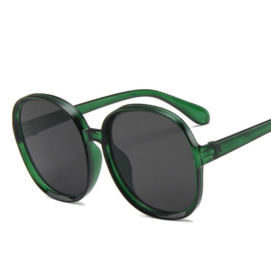 Classic Big Frame Luxury Women Sunglasses Brand Designer Fashion Plastic Vintage Round Gradient Sun Glasses Uv400 Eyewear