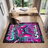1Pc game theme Printed circular carpet, home door mat, outdoor travel protection carpet B9
