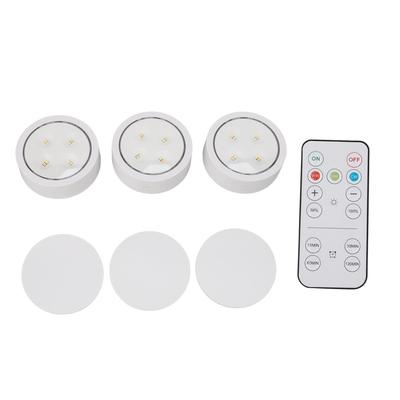 3Pcs Remote Control LED Light ABS Night Lamp Home Decoration for Cabinet Kitchen