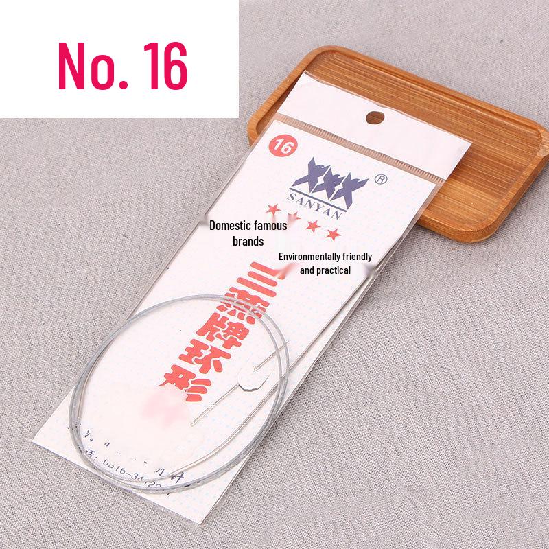Stainless Steel Circular Knitting Needle Set for Wool Sweaters