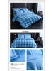 All-Cotton Cable Knit Goose Down Duvet - Thick, Warm Quilt for Autumn and Winter