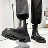 Smoke Boots Platform Martin Boots Men'S Chelsea Medium Boots 45 Korean Edition Tide Boots 46 6032-A