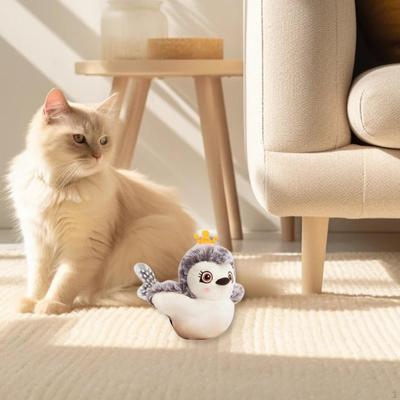 Automatic Cat Kicker Toys, Soft Pet Toy, Interactive Exercise Fun Kitten Toys