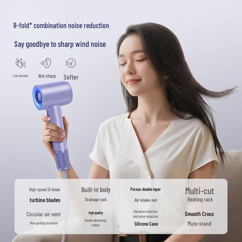 Midea FG505 Smart Digital High-Speed Hair Dryer CN plug (adapter included)