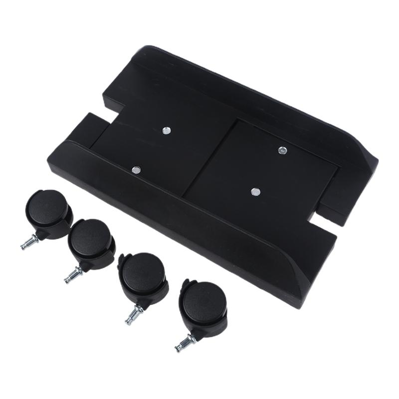 Computer Tower Stand CPU Cart with 4 Caster Wheels for Home Office Under Desk