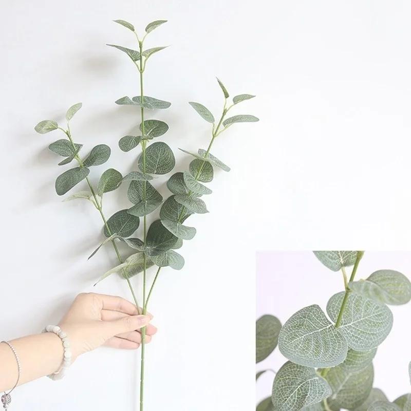 Home Decoration Supplies Simulation Green Plant Money Eucalyptus Leaves Flower Arrangement Home Decorations Wedding Leaves