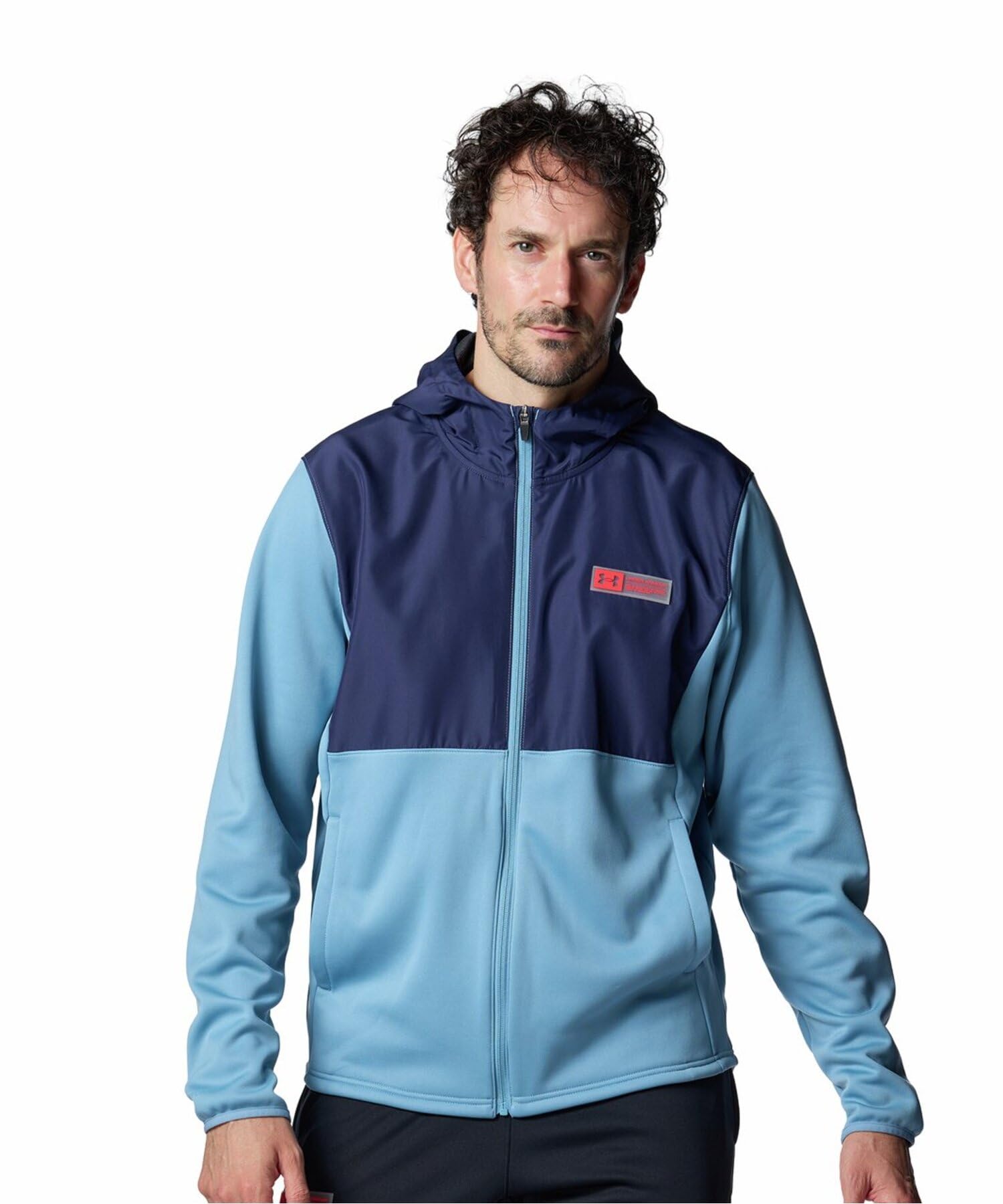 UNDER ARMOUR UA ARMOUR FLEECE MAX FZ HD Blue Smoke L 6007733(418)