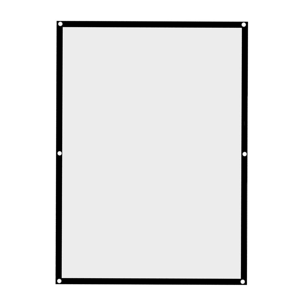 1pc Portable Foldable NOn crease White Projector Curtain Projection Screen 4:3 (84inch)