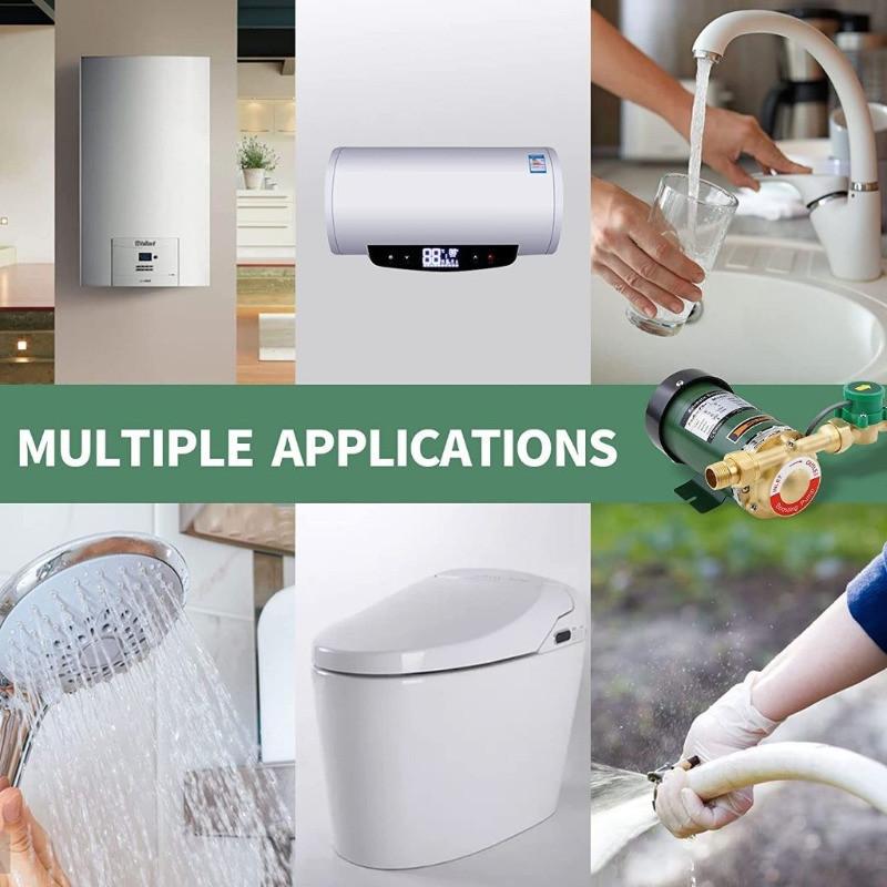 100W/150W/260W Automatic Water Booste Pump Automatic Pressurization Intelligent Microcontroller Household Shower Washing Machine