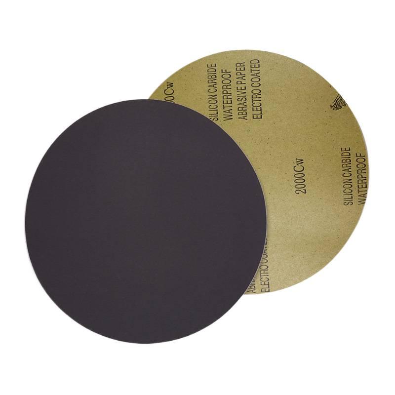 Eagle Brand Metallographic Sandpaper, 8" Diameter, 220-225mm, Double-Sided Tape for Grinding & Polishing