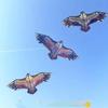 Grand Cerf-volant Aigle Réaliste Tissu Épais Durable Bâtons Renforcés Pour Activités Amusantes en Famille à l'Extérieur sur la Plage