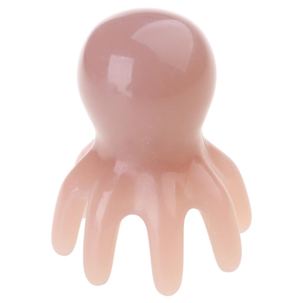 Handlicher Oktopus Kopfhaut-Massagegerät 8 Tentakel Gua Sha Massagegeräte für Kopf Körper Entspannung Triggerpunkt-Massagegeräte
