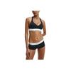 Calvin Klein Color Block Letter Print Sleeveless Bra Women Black QF1654-001