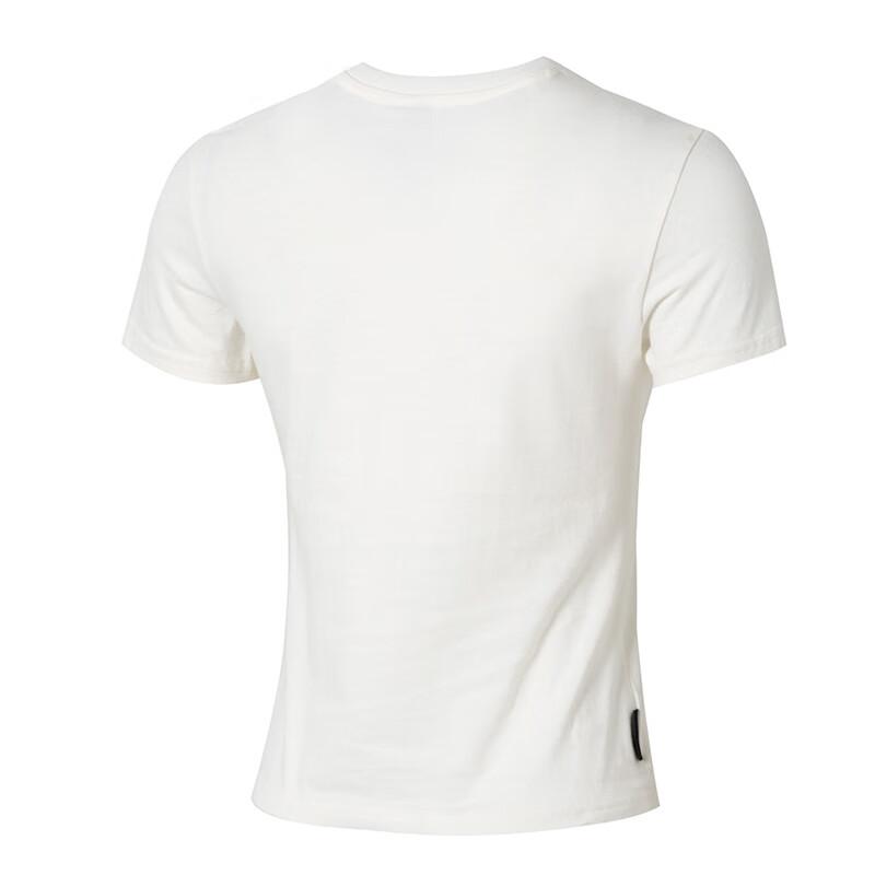 PUMA Breathable Casual Letter Print Crew Neck Short Sleeve T-Shirt Women Tops White 630356-65