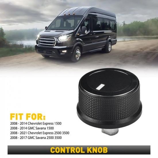 For 2008- GMC Savana Chevrolet Express Heater Temperature AC Control Knob EA