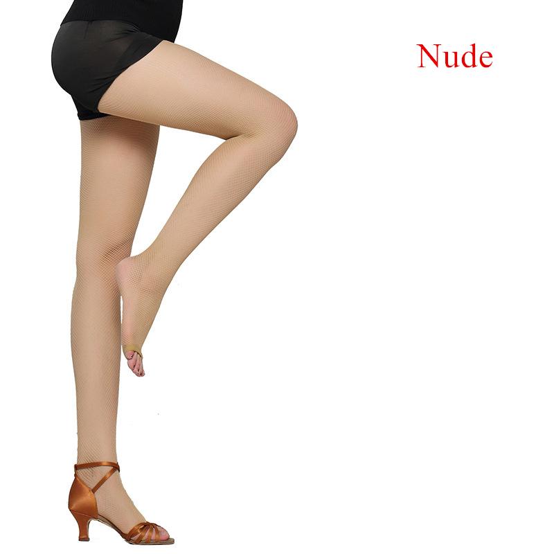 

Women Professional Fishnet Stockings Sexy Toeless Latin Dance Tights Mesh Pantyhose Slim Elastic Hosiery For Ballroom & Latin One Size