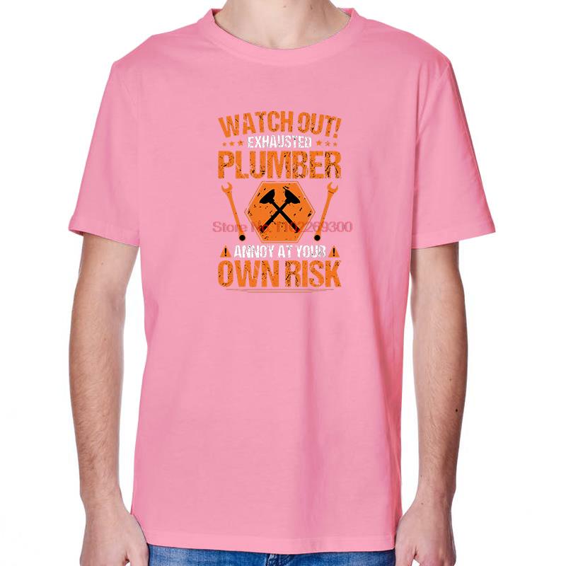 Plumber Plumbing Plunger Watch Out Funny Graphic T Shirts Fashion Summer Cotton New Shirts And TShirts Unisex Print T Shirt