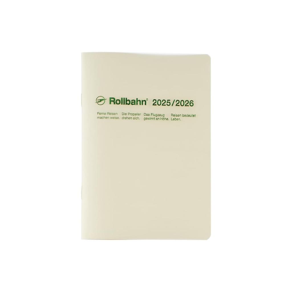 [Delfonics Planner 2025-2026 Edition / Starting March 2025] Rollbahn Notebook Diary, Clear, B6, Monthly Schedule (Clear)