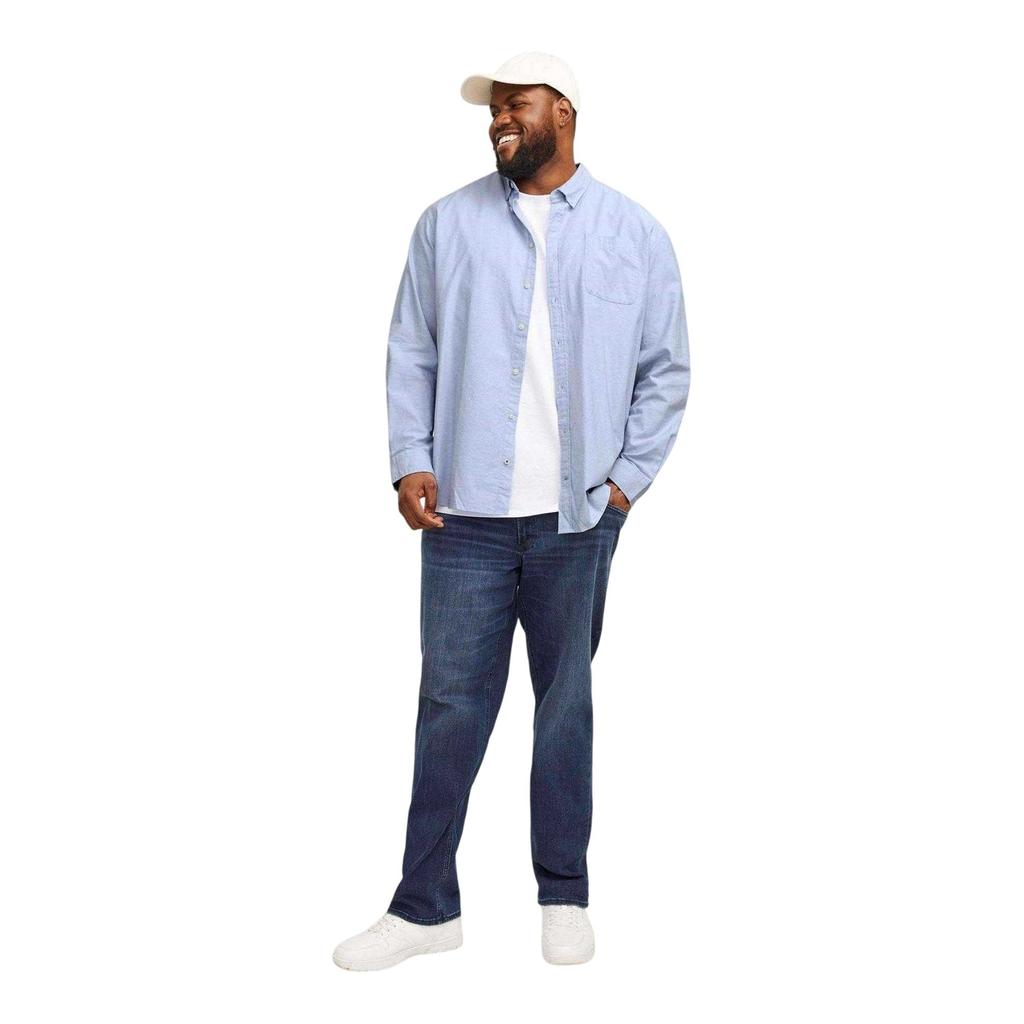 Jack And Jones Mens Oxford Chest Pocket Shirt